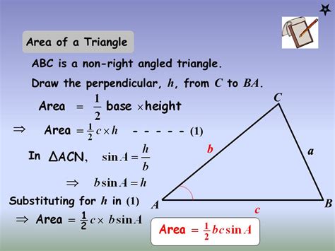 Area Of A Triangle Formula Trig