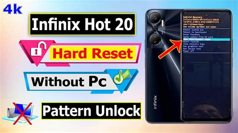 How To Infinix Hot 20 Hard Reset Infinix Hot 20 Factory Reset Infinix