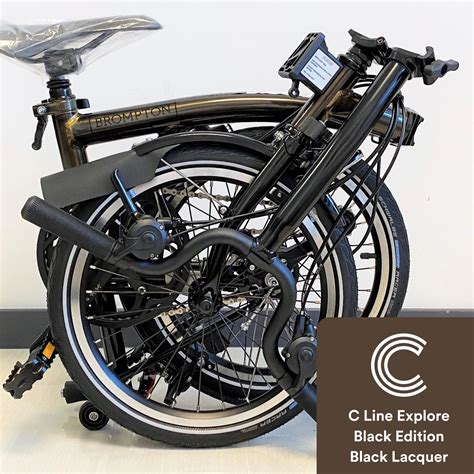 Brompton C Line Explore Black Edition Black Lacquer Singapore Buy Now