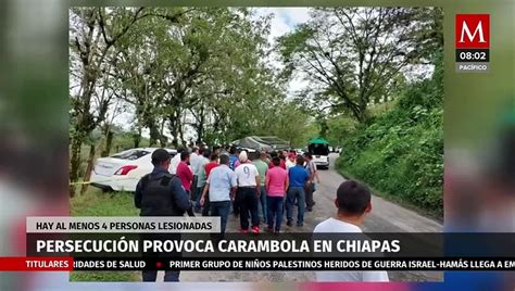 Accidente Carretero En Chiapas Deja Lesionados V Deo Dailymotion