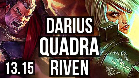 Darius Vs Riven Top 3 2m Mastery Quadra 1800 Games 6 Solo Kills