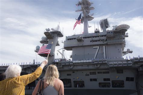 Uss Theodore Roosevelt Returns From Deployment United States Navy News Stories