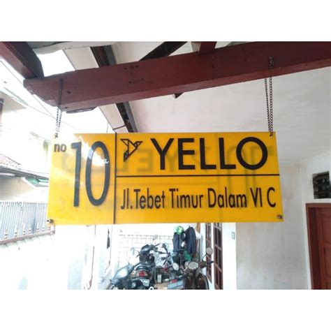 Jual Sign Board Akrilik Papan Nama Gantung Shopee Indonesia