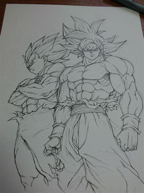 Bejita Goku Dragon Ball Art Dragon Ball Artwork Dragon Ball Super Art