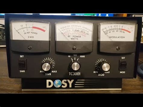 Dosy Pm Ts Swr Power Cb Ham Radio Wattmeter Test Center Station