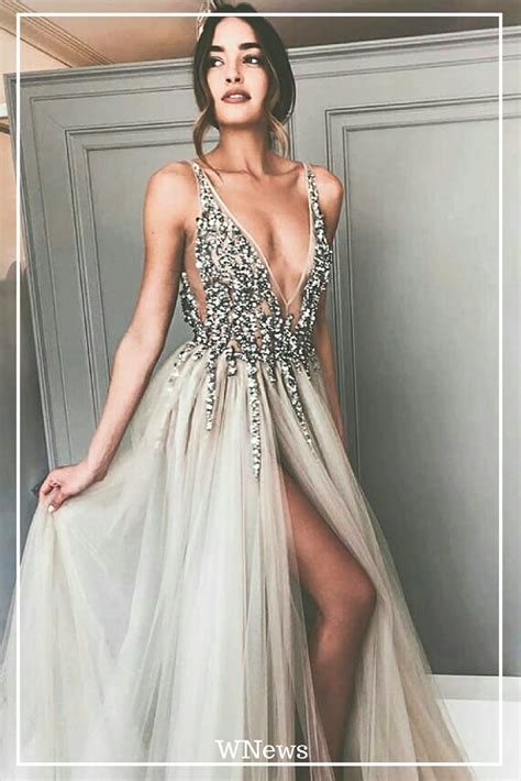 Pin By Amelia Streich On Mr Miles Rolfson Grey Prom Dress Split