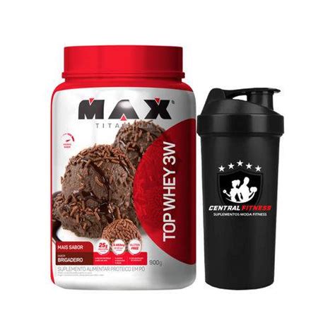 Tudo Sobre Top Whey 3w 900g Max Titanium Mais Sabor Coq