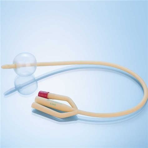 Disposable Sterile Silicone Coated Foley Catheter Three Way