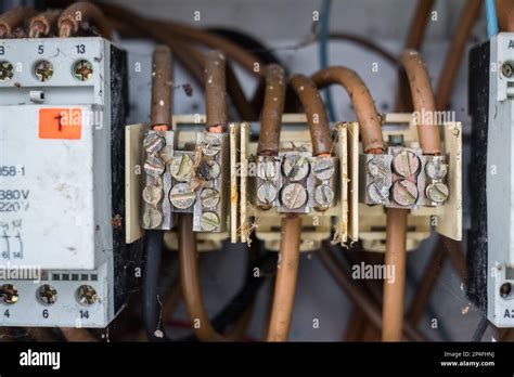 Electrical System Clamp Connection Stock Photo Alamy
