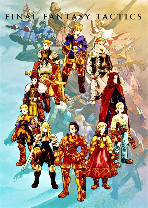 Final Fantasy Tactic Poster Picture Metal Print Paint By Dinda