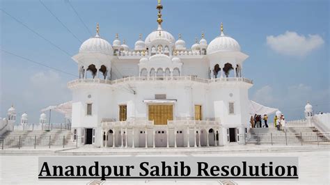 Anandpur Sahib Resolution In Hindi Youtube