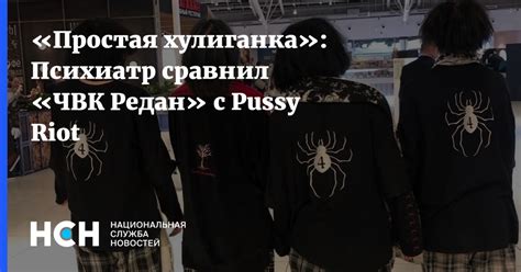 Простая хулиганка Психиатр сравнил ЧВК Редан с Pussy Riot