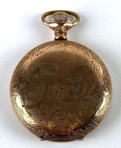 Antique Waltham Year Gold Filled Double Hunter Pocket Watch