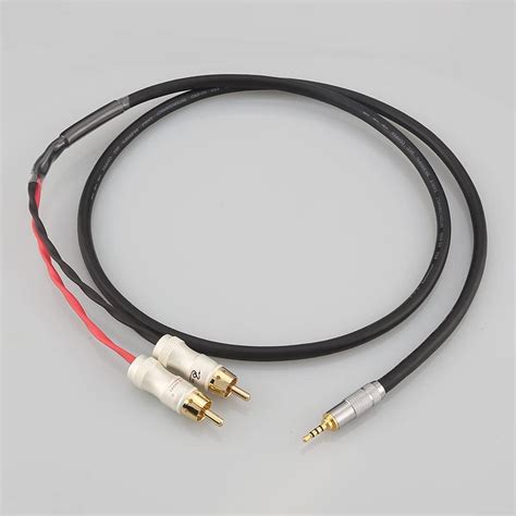 Hifi Mm Balanced Male To Rca Male Audio Adapter Cable