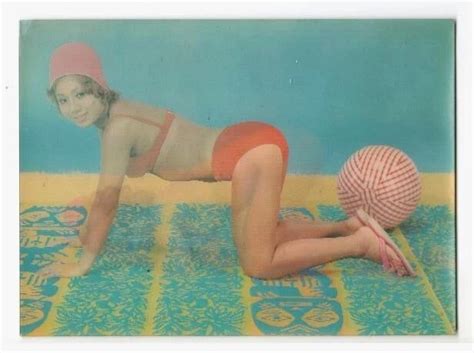 POSTCARD D NUDE Erotic Breast Pin Up PicClick UK