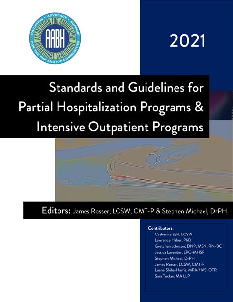 Standards Guidelines For Partial Hospitalization Programs And