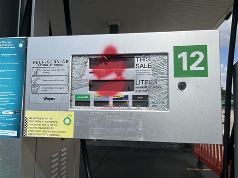 Protestors Target Bp Petrol Station In Perivale And Attack Fuel Pumps