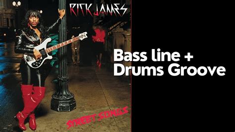 Super Freak Rick James Bass Line Drums Groove 8 Youtube