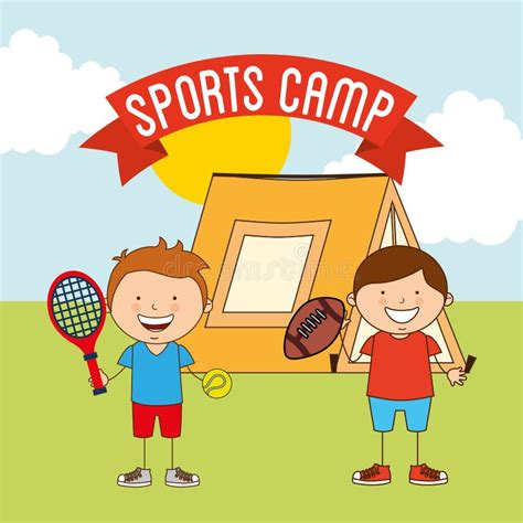 Sports Camp Stock Vector Illustration Of Holiday Sport 59943427