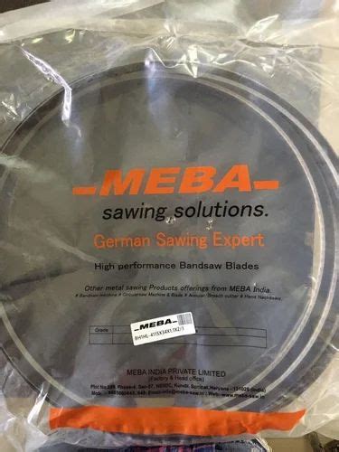 Size 5 Inch Meba Bh1Hl 4115X34X1 1X2 3 Bandsaw Blades 3760 X 34 X 1