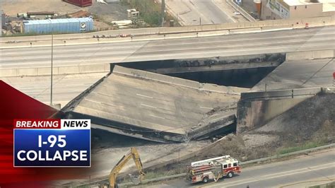 Portion Of I 95 To Be Closed For Months After Fire Collapse In