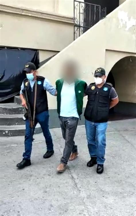 Policía Nacional Civil de Guatemala Capturan a hondureño con fines de