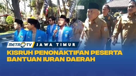 Kisruh Penonaktifan PBID Ratusan Mahasiswa Demo Di Kantor Bupati