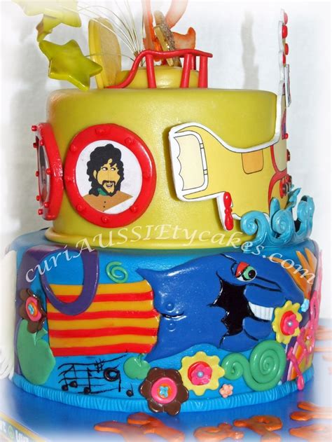 The Beatles Yellow Submarine Cake Birthday Cakes Yellow Submarine