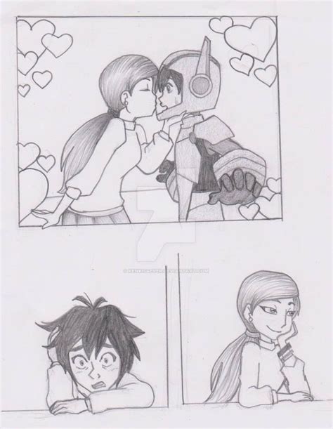 The Storyboard Shows How To Draw An Anime Scene With Two People And One Is Kissing