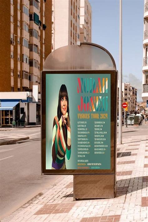 Norah Jones Summer 2024 North American Tour Dates Poster Sold By