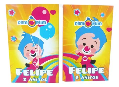 15 Bolsitas Cumpleaños Plim Plim Personalizadas Zona Lomas