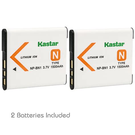 Kastar NP BN1 NPBN1 Li Ion Battery For Sony Cyber Shot DSC QX10 DSC