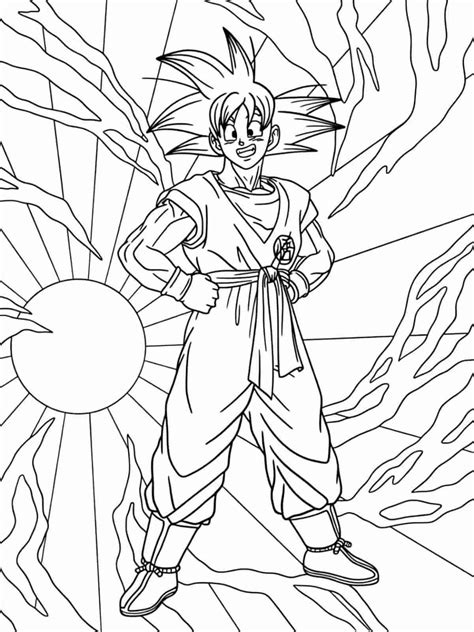 23 Pdf Goku Coloring Pages 🎨💥
