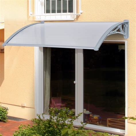 Outsunny Patio Door Awning Canopy Porch Window Front Back Rain Cover