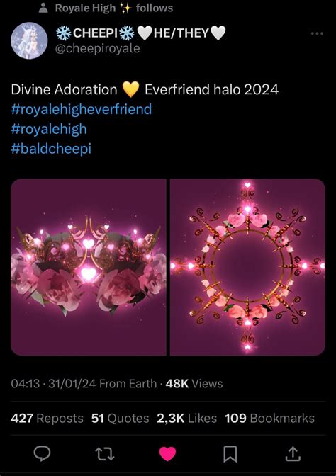 The New Everfriend Halo By Cheepi On X Twitter Rroyalehighroblox