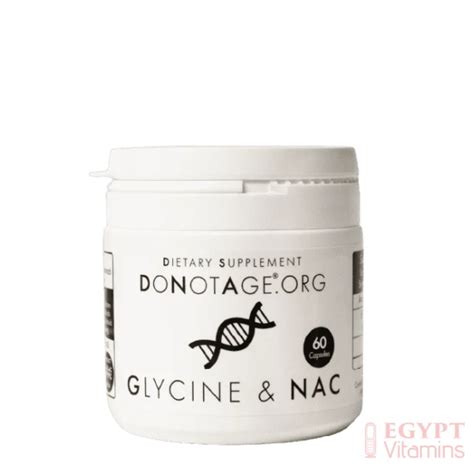 Glycine & NAC 300 mg of glycine and N-acetyl-cysteine per capsule 60 ...