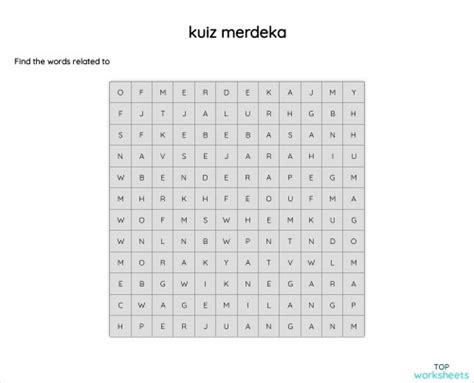 Kuiz Merdeka Tahap 2 Skka Interactive Worksheet Topworksheets