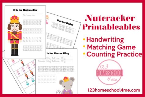 Free Nutcracker Early Learning Printables