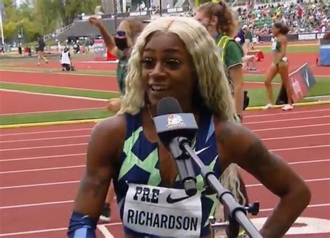 Shacarri Richardson Finishes Last In First Race Back Goes Viral For Her