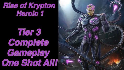 Rise Of Krypton Brainiac Subs One Shot Insane Finish Injustice