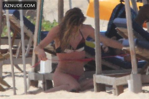 Doutzen Kroes Topless In A Bikini On The Beach In Bahia Nude Nudecl
