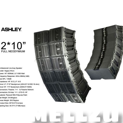 Jual Speaker Line Array Ashley Vegas 210 LA Original 10 Inch Pasif