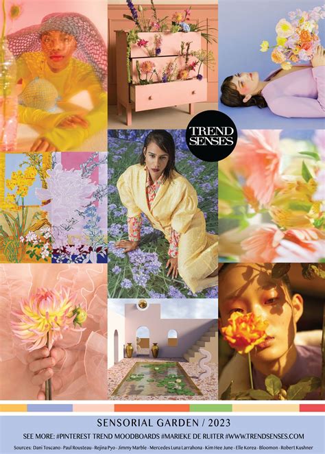 Sensorial Garden Ss Trendsenses Moodboard Trend Mood