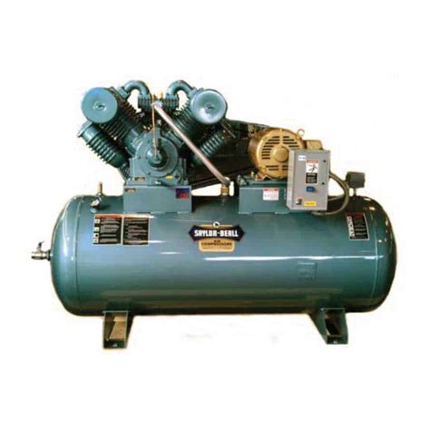 Saylor Beall Pressure Lubricated 30 HP 200 Gal Model PL 93020 3 Phase