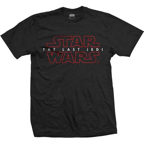 T Shirt Star Wars Pisode Viii Les Derniers Jedi Logo Id Es De