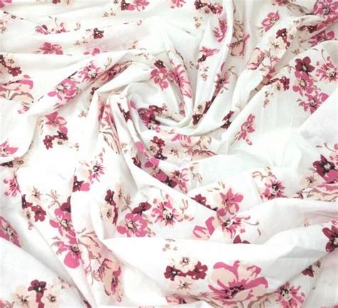 Pink Floral Printed Cotton Fabric At Rs 750 00 Printed Cotton Fabric