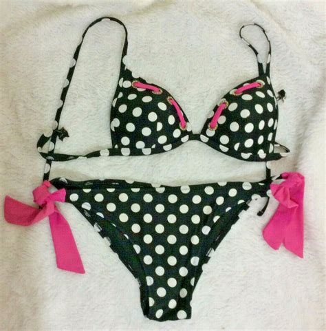 Beachjoy Bikini Pc Swimsuit Rhinestone Metal Rings Gem