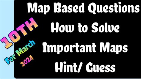 Th Important Maps How To Solve Map Based Questions Jkbose Class