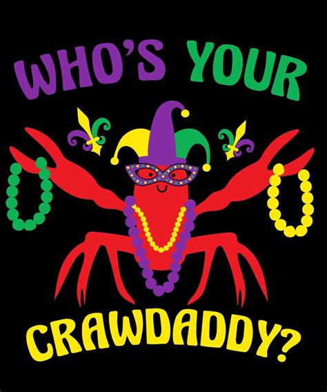 Who Is Your Crawdaddy Svg Crawfish Svg Mardi Gras Png Mardi Etsy