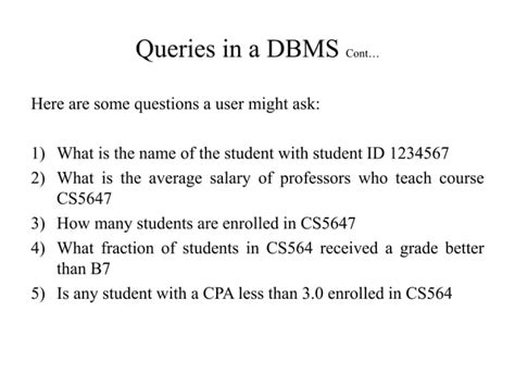 Dbms Languages Types Of Sql Commands Ppt